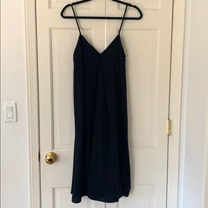 Midi The Fifth navy strapped dress